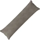 vidaXL Kussensloop HOUTEN Lichtgrijs 40 x 145 cm Fluweel