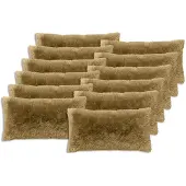 vidaXL Kussensloop 12 st HEERLEN Lichtgroen 40 x 80 cm PV Fleece