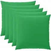 vidaXL Kussensloop 6 st HEERLEN Groen 60 x 60 cm Polyester