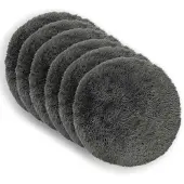 vidaXL Kussen 6 st HEERLEN Lichtgroen Ø 60 cm PV Fleece