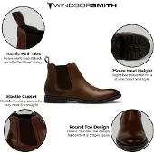 Windsor Smith Windsorsmith Zwart Leren Chelsea Enkellaarzen - Sergio
