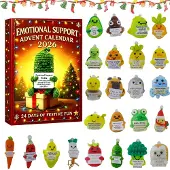 Dripio Adventskalender 2026, 2D-acrylsfiguren, set van 24 stuks
