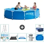 Intex Framezwembad, rond - 305x76 cm - 8-delig, model S20424