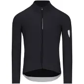 Q36.5 - Dottore Woolf L/S Jersey - Fietsshirt L, zwart