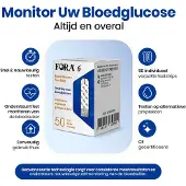 Fora 6 Glucose Teststrips (50 stuks)