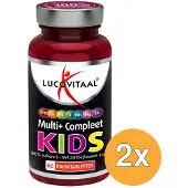 Lucovitaal 2x Multi+ Compleet Kids (60 kauwtabletten)