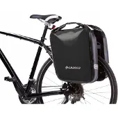 Crosso Dry 60L Fietstassen Set - Waterdicht & Systeem Rail - Zwart