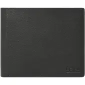 L.credi Leren portemonnee George Wallet Black zwart