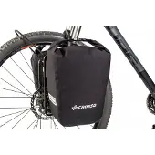 Crosso Twist 30 Rail Systeem Fietstassen Zwart - Set van 2