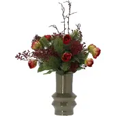 Maxifleur Kunstplanten Winterboeket kunstbloemen Xanthe Flachau 65cm