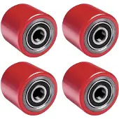 Dripio 4 Polyurethanwielen, 80x70 mm, asdiameter 20 mm, draagvermogen 600 kg