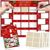 Dripio Kratz adventskalender 2025, 24-delig, knutselkalender om zelf te vullen