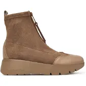 Hispanitas Dames Leren Montana-laarsjes beige (36), Leer, 3 tot 5 cm, Ritssluiting, Casual, Taupe HI265104