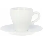 Lubiana Paula Mokkakopje met Schotel Wit 70 ml