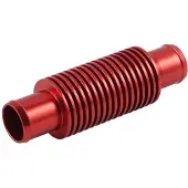 OEM ATV-motorradiator, dubbele koelcapaciteit, CNC-gefreesd aluminium, rood