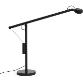 HAY LED-bureaulamp Fifty-Fifty, dimbaar, zwart, Werkkamer / Kantoor, Aluminium, Design, LED bureaulamp