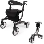 Merkloos SuperLight Rollator Aluminium, 5.1 kg