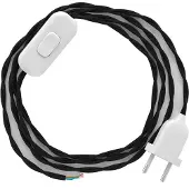 Creative Cables Braided 1.80 M Lampkabel