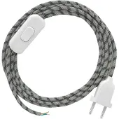 Creative Cables Rd54 Stripes 1.8m Lampkabel