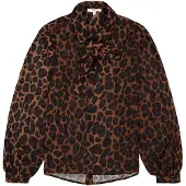 Garcia Blouse karamel / chocoladebruin / donkerbruin