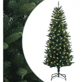 Syfax Kunstkerstboom, inklapbaar, 120 cm, met 150 LED-lampjes