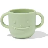 HEMA Kinderbeker 150ml siliconen monster groen (mintgroen)