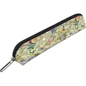 EV-CORP Mini etui, Paisley-print, goudkleurig