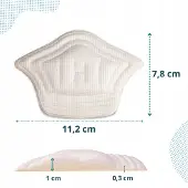 Sulpo 8x Zachte Hielkussentjes 1cm - Anti-Blaren & Pasvorm Verbetering