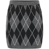 JDY Rok 'JDYBianka' donkergrijs / zwart / wit