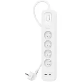 Belkin Surge Protection 4 Outlet 2 Meter Usb C Wit