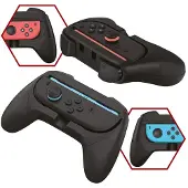 Nintendo Switch 2 Joy-Con grip, set van 2 controlleradapters, ook voor de originele Switch