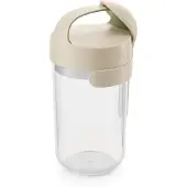 Lékué Lunchbeker Natural - 600 ml - met lepel - Beige