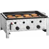 Bartscher Gas-tafelbraadgrill TB1000PF, Bartscher, 58(D) x 72(B) x 25,8(H), Vloeibaargas/10kW