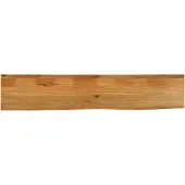 vidaXL Tafelblad met natuurlijke rand 140x20x3,8 cm massief mangohout