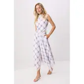 Trendyol TRENDYOLMİLLA Dames Meerkleurig Geruit Maxi Asymmetrisch Rokken