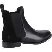 Hush puppies Colette Suède Dames Zwart Laarzen