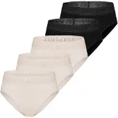 Mey Slip 'Modal Lace' cappuccino