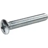 Cofan Din 966 C-6 M4x30 Mm Lensverzonkenkopschroef Met Kruiskop 200 Eenheden