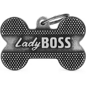 My Family Bronx Lady Boss Bone Xl Naamplaatje Voor Huisdieren