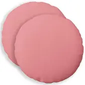 vidaXL Kussen met kussen HEERLEN 2 st Roze Stof