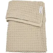 Meyco Baby Wafel Katoen ledikant deken - sand - 100x150cm - 1.0 TOG