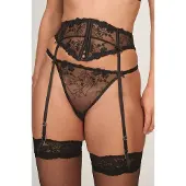 Hunkemoller Waspie Peonie Zwart Dames | Maat: XS