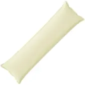 vidaXL Kussensloop HOUTEN Crèmekleurig 40 x 145 cm Polyester