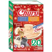 Inaba Ciao Kattenvoer Nat Churu Puree Christmas Varieties 20x14 gr