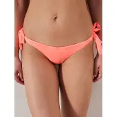 Pentik Laag uitgesneden Braziliaanse bikini onderstuk met lintdetail
