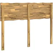 vidaXL Live Edge Hoofdbord ROSTOCK Witgewassen 160 cm