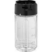 WMF 61.3022.2143, Fles, Zwart, Transparant, Kunststof, 0,3 liter