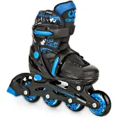Croxer Verstelbare 3-in-1 Skates Nollan 34-37 met LED Wiel