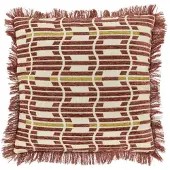 Unique living - Sierkussen Wess - marsala - 45x45cm