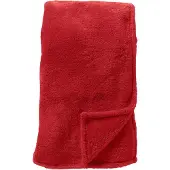 Textino plaid COZY - 140x180 cm - gerecycled zacht fleece - rood